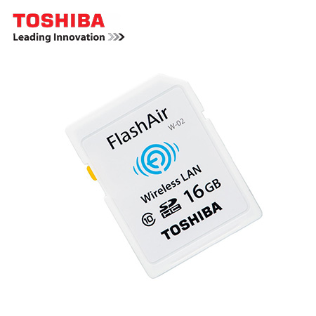 MEMORIA TOSHIBA SD 16GB FLASHAIR II WIRELESS (PN PFW016U-1BCW)